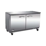 IKON IUC61F - Undercounter Freezer, two-section,15.5 cu. ft., 61-1/5